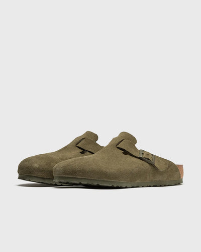Boston Birks Suede slippers - Mocha