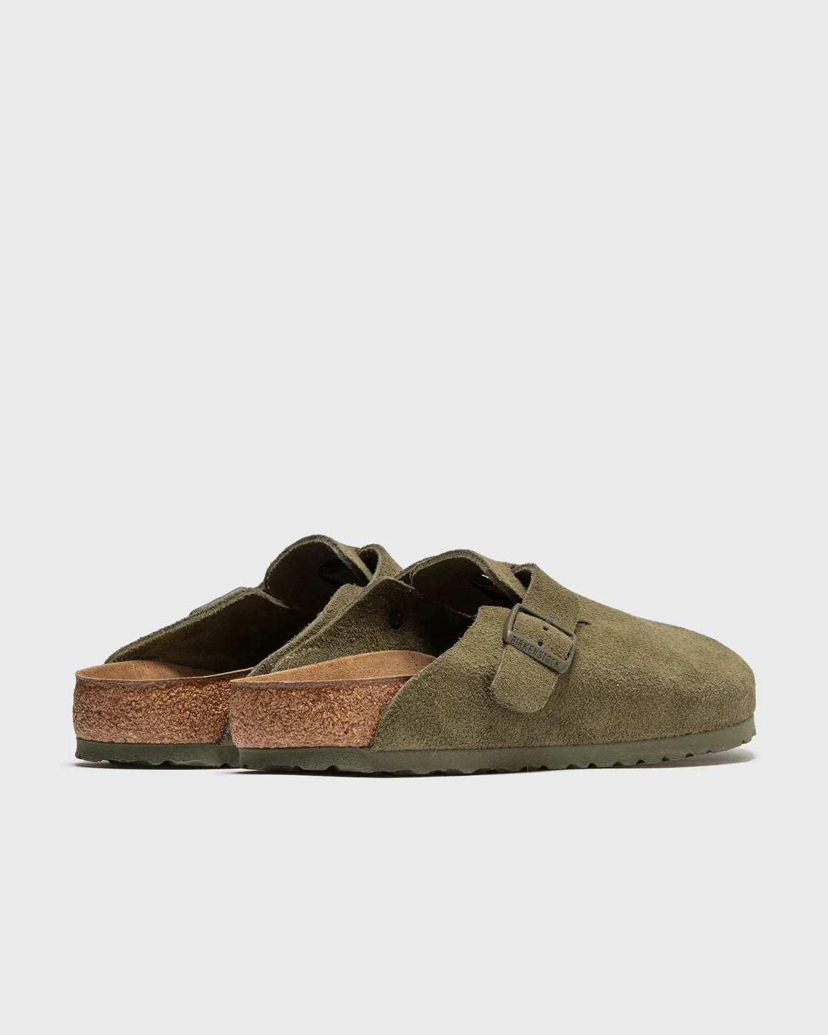 Boston Birks Suede slippers - Mocha